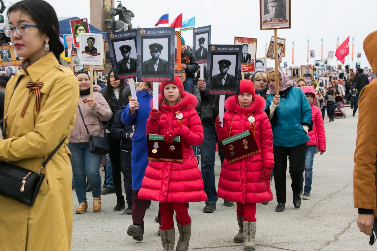 «Бессмертный полк» прошагал по улицам Якутска