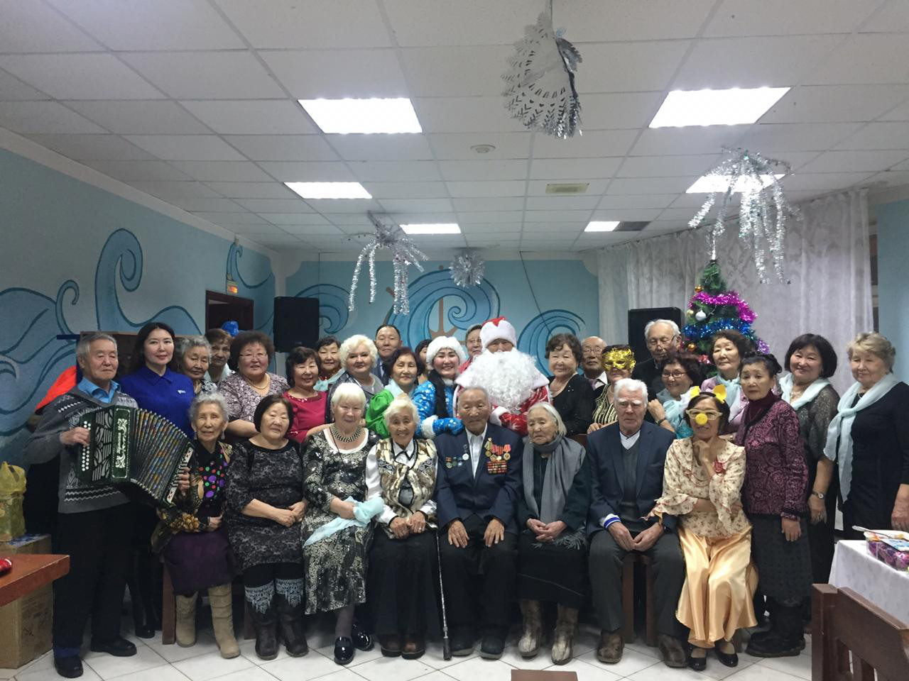 Новогодний вечер для ветеранов Губинского округа