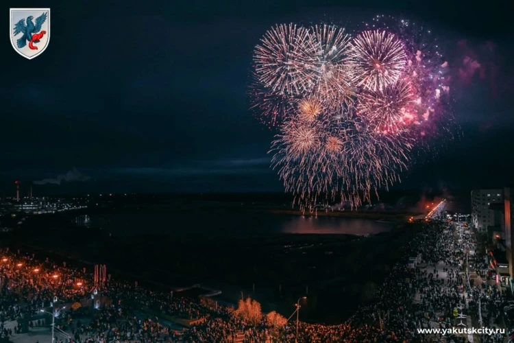 Салют в честь Дня города Якутска запустят в 23:00 ч.