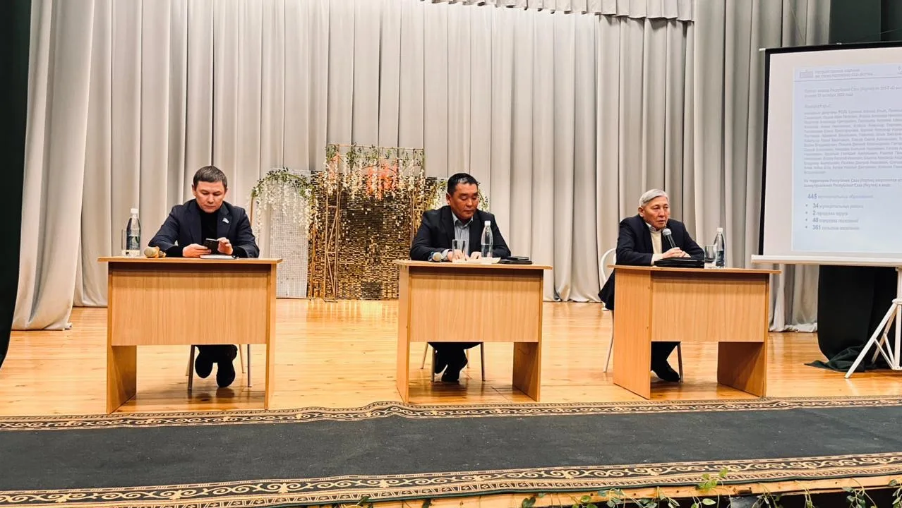 Юрий Николаев, Владимир Прокопьев, Георгий Балакшин Ньурба улууһугар үлэлээтилэр