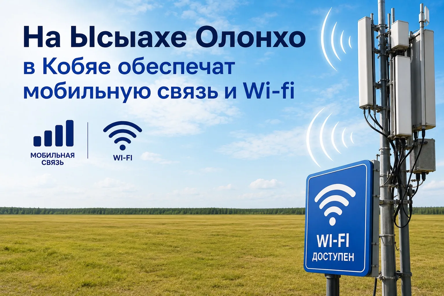 На Ысыахе Олонхо в Кобяе обеспечат мобильную связь и Wi-Fi