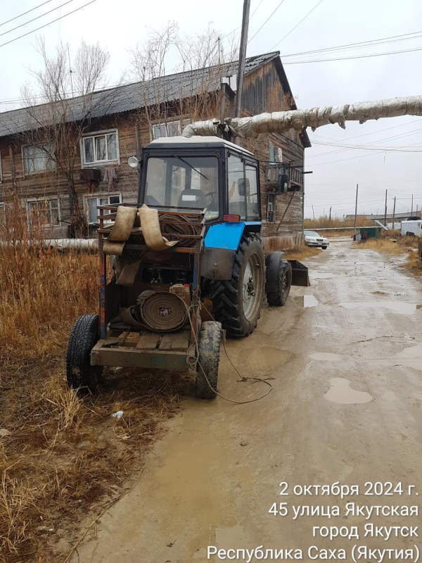 В Якутске ведется откачка ливневых вод с улиц