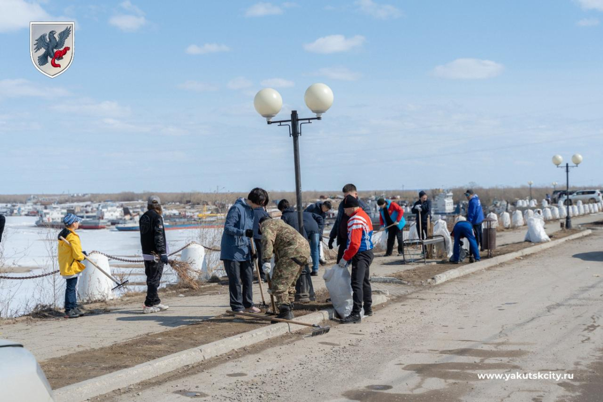 Жителей Якутска призывают присоединиться к общегородскому субботнику
